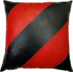 Genuine Leather Square Pillow Cover 35 SkinOutfit