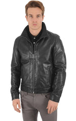 Men Genuine Leather Jacket MJ 75 SkinOutfit