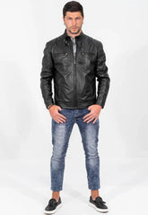 Men Genuine Leather Jacket MJ 97 SkinOutfit