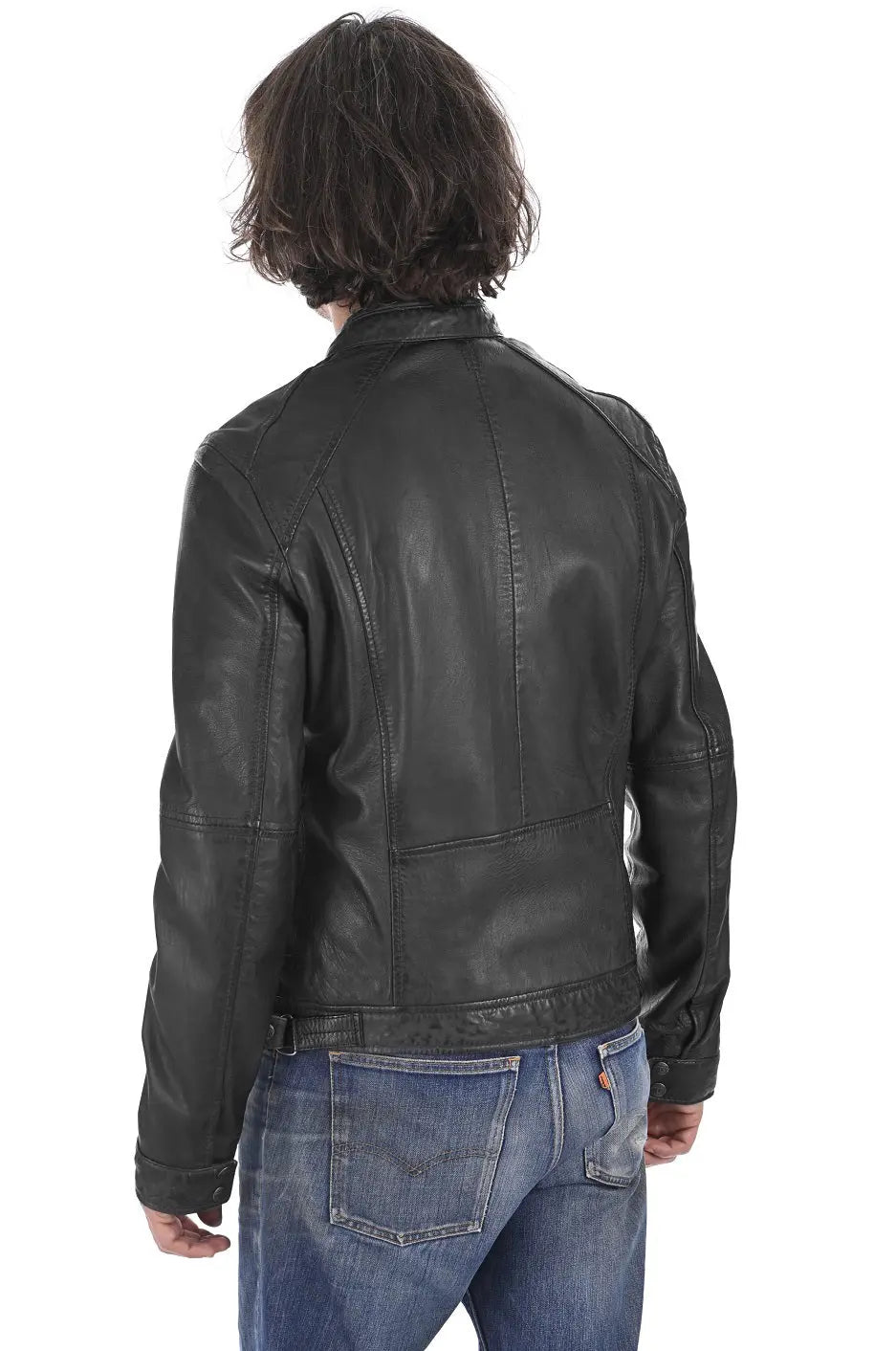 Men Genuine Leather Jacket MJ125 SkinOutfit