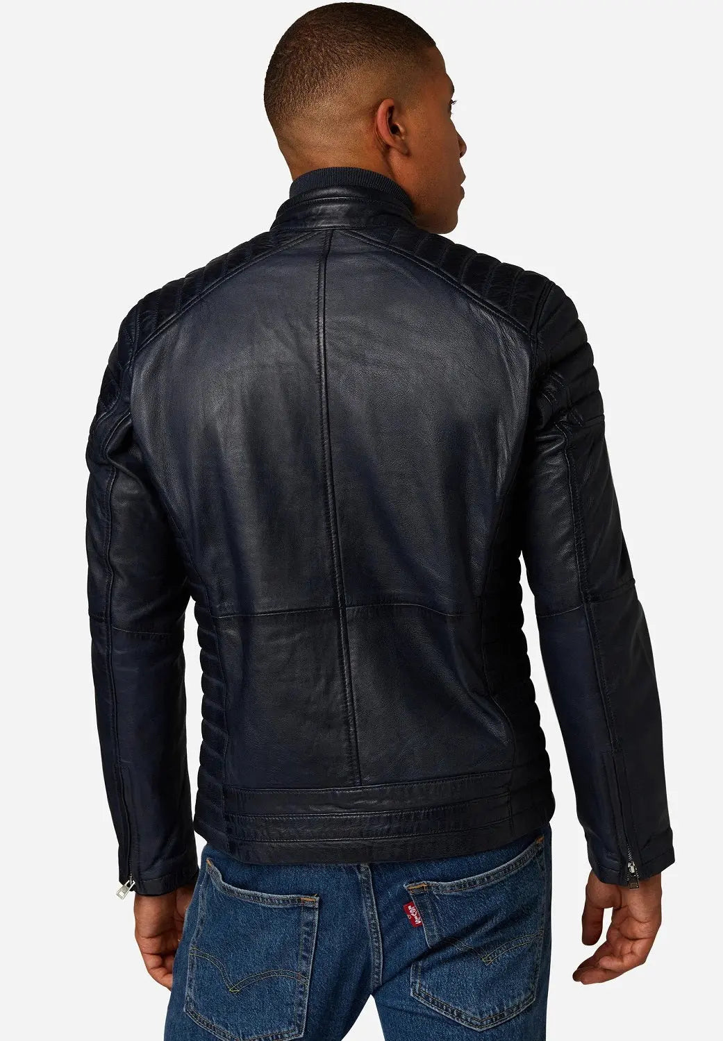 Men Genuine Leather Jacket MJ147 SkinOutfit