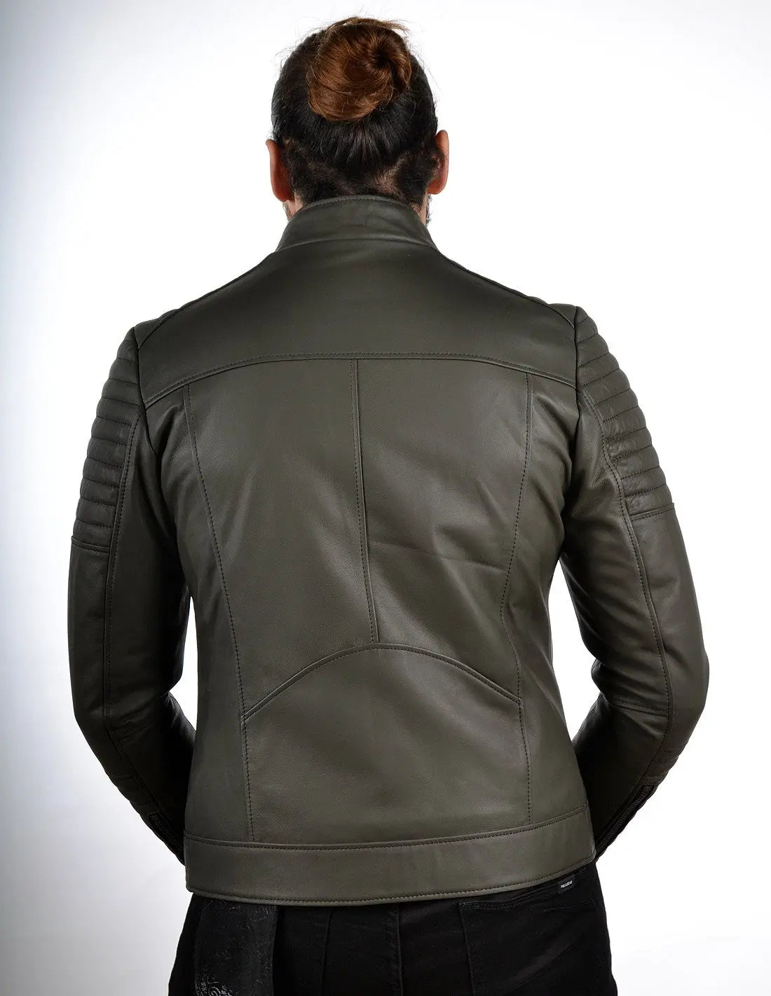 Men Genuine Leather Jacket MJ159 SkinOutfit