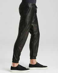 Men Genuine Leather Pant MP 12 SkinOutfit