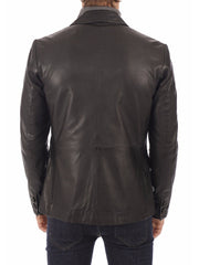 Men Genuine Leather Blazer Sport Coat 01 SkinOutfit