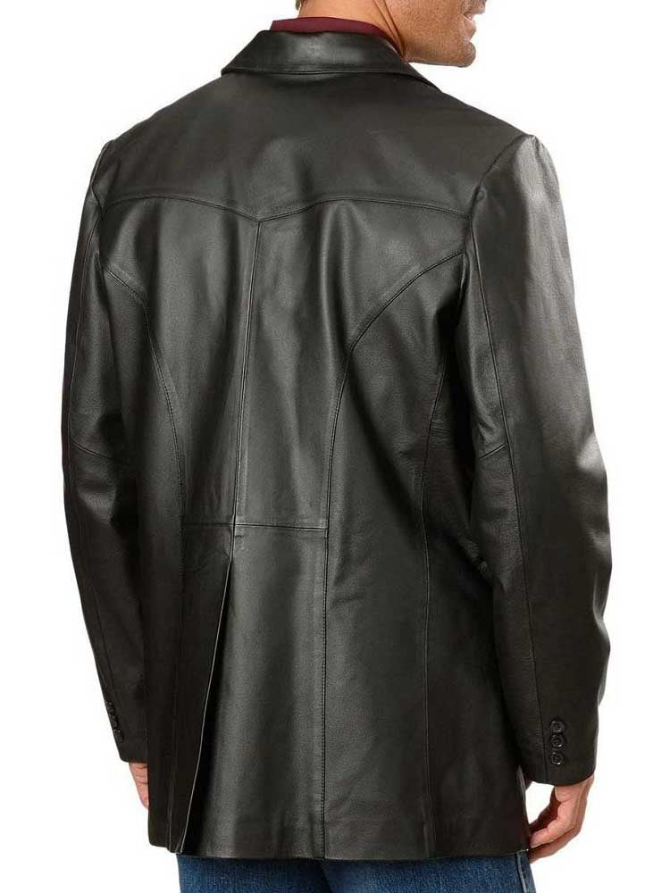 Men Genuine Leather Blazer Sport Coat 02 SkinOutfit