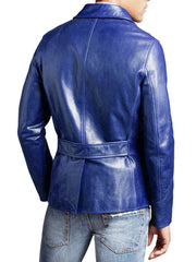 Men Genuine Leather Blazer Sport Coat 07 SkinOutfit