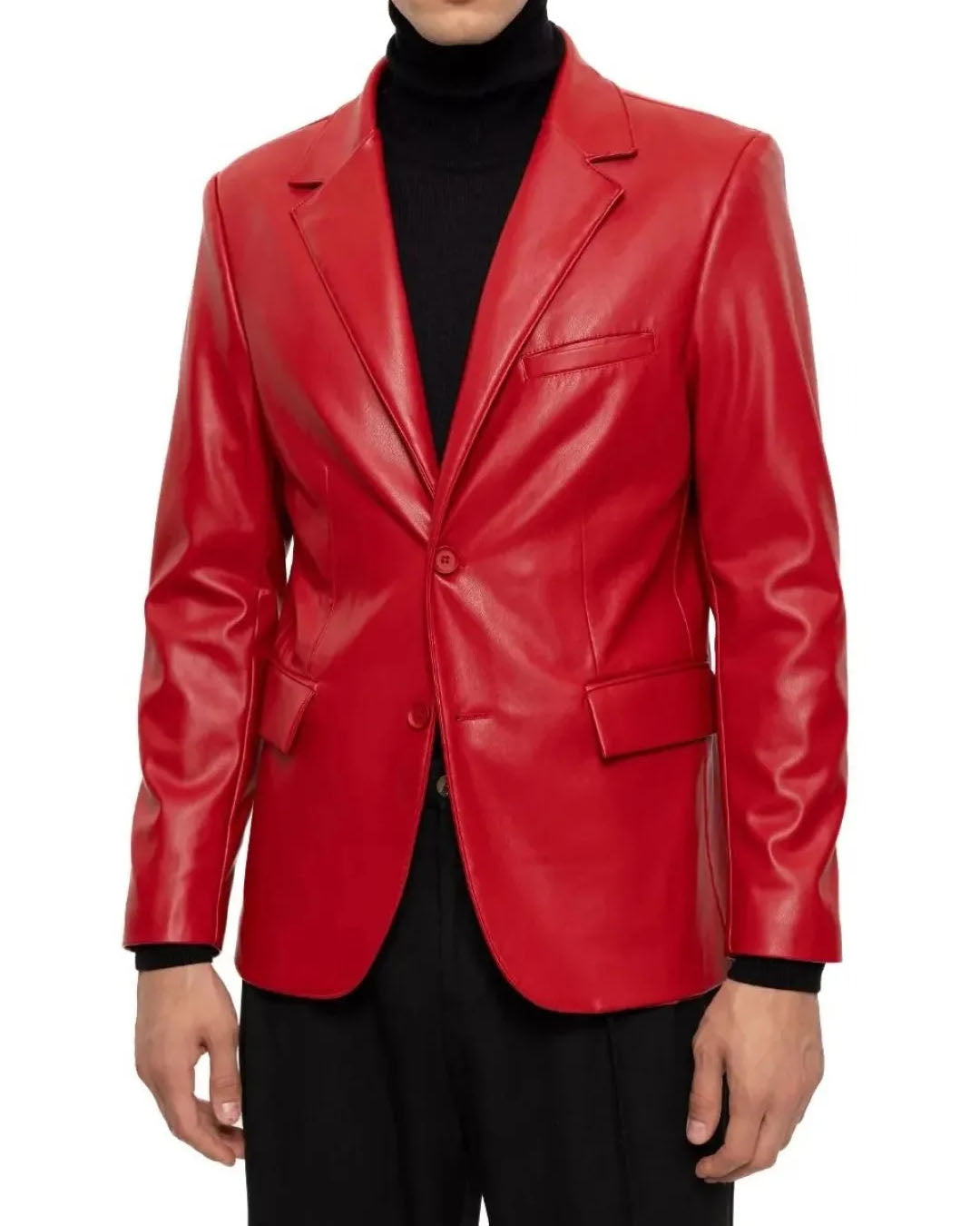 Chaqueta deportiva de cuero genuino para hombre 01 