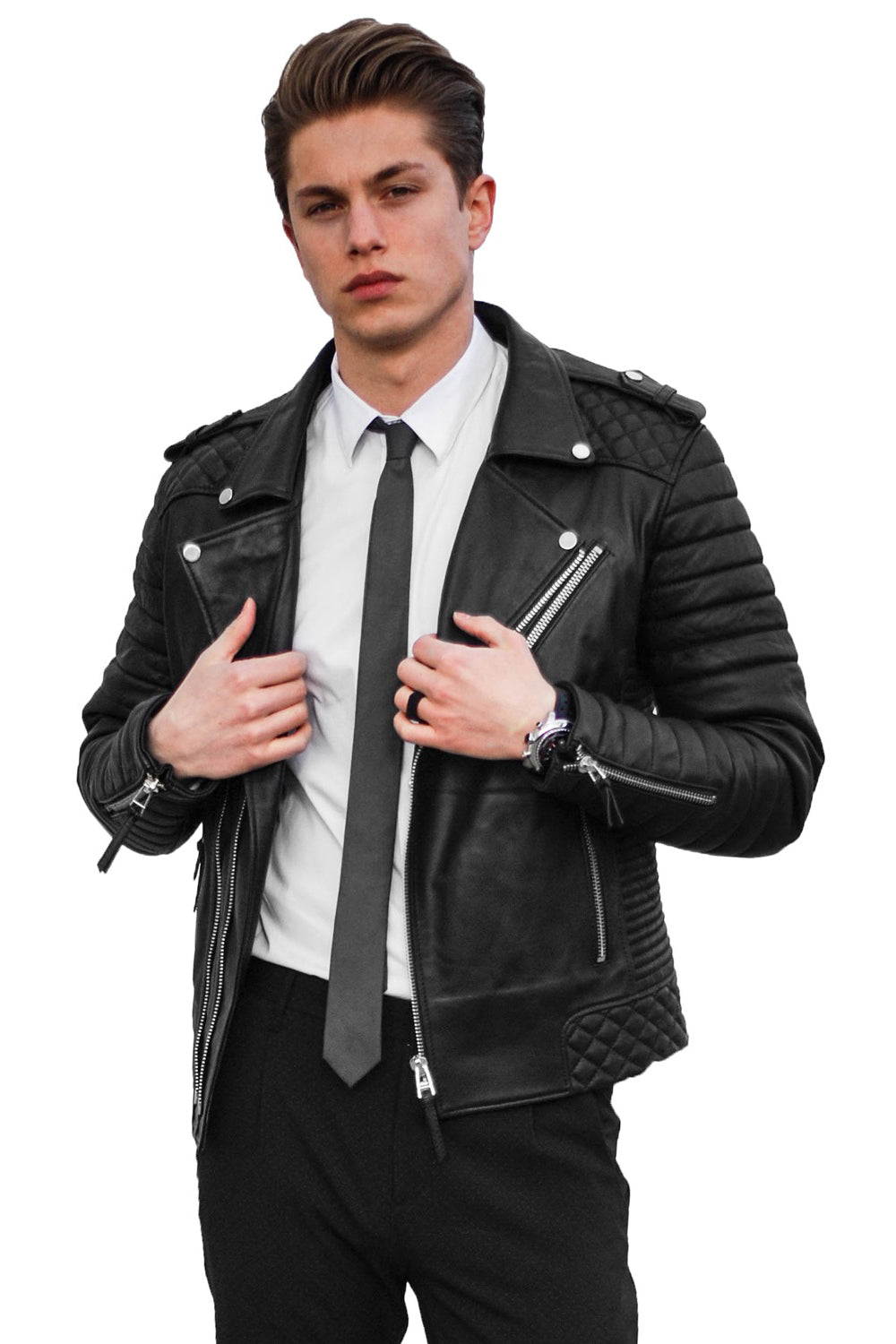 Men Genuine Leather Jacket 01 SkinOutfit