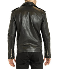 Men Lambskin Genuine Leather Jacket MJ 04