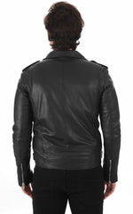 Men Genuine Leather Jacket MJ 05 SkinOutfit