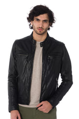 Men Genuine Leather Jacket MJ100