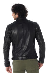 Men Genuine Leather Jacket MJ100