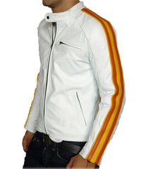 Men Lambskin Genuine Leather Jacket MJ106