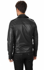 Men Genuine Leather Jacket MJ122 SkinOutfit