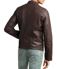 Men Lambskin Genuine Leather Jacket MJ130