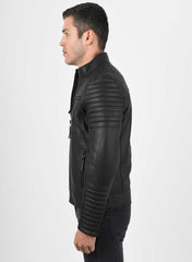 Men Genuine Leather Jacket MJ155 SkinOutfit