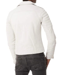 Men Lambskin Genuine Leather Jacket MJ172
