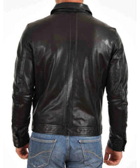 Men Lambskin Genuine Leather Jacket MJ 55