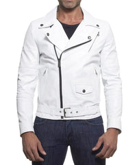 Men Lambskin Genuine Leather Jacket MJ 59