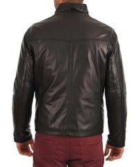 Men Lambskin Genuine Leather Jacket MJ 65