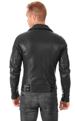 Men Genuine Leather Jacket MJ 65 SkinOutfit