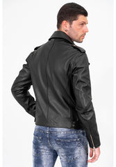 Men Genuine Leather Jacket MJ 88 SkinOutfit