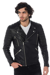 Men Genuine Leather Jacket MJ 90