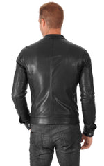 Men Genuine Leather Jacket MJ 94