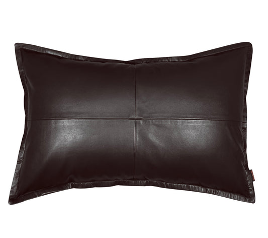 Genuine Leather Rectangle Pillow Cover 30 SkinOutfit