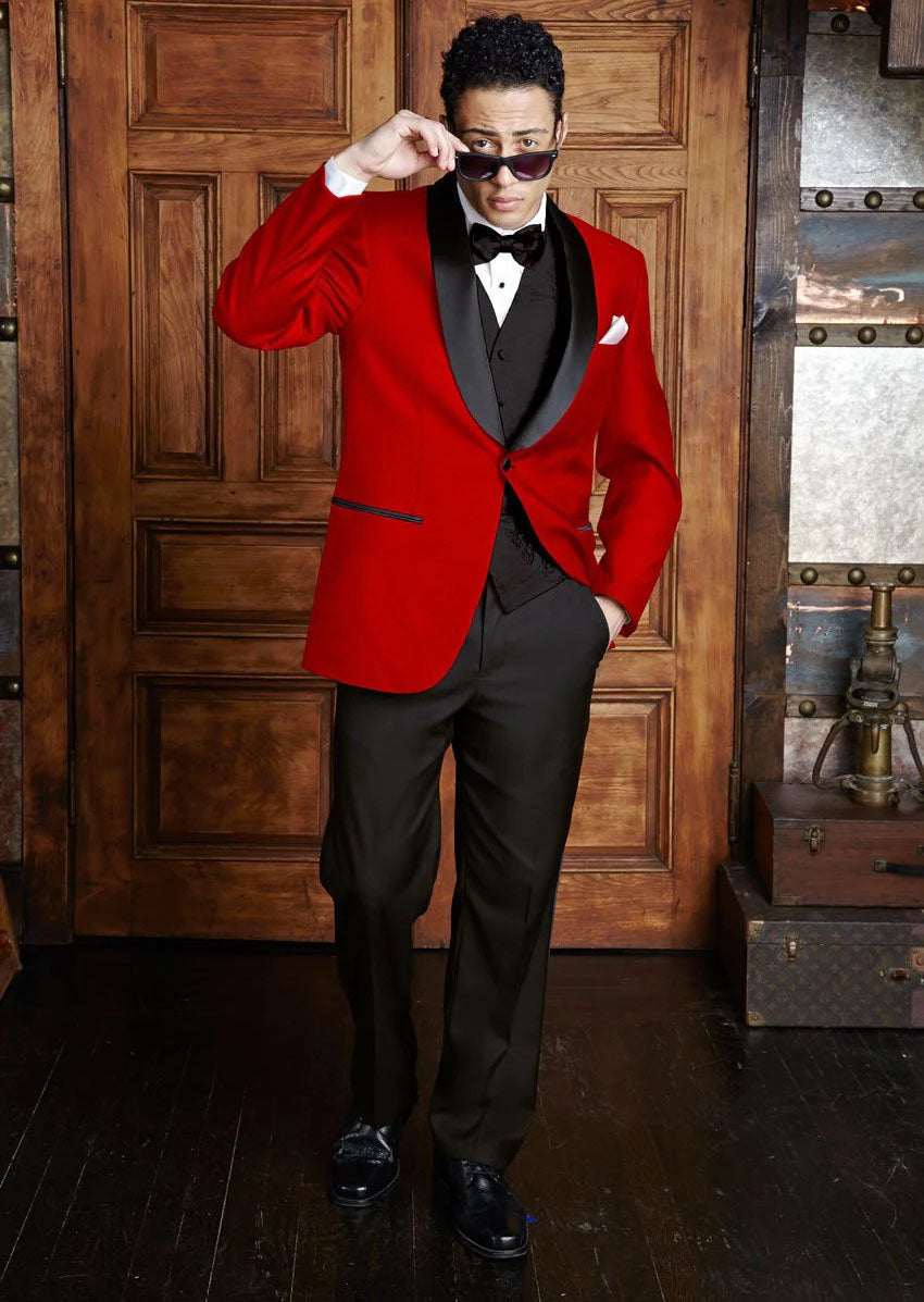 Men's Suit Tuxedo Dinner Party Wedding Blazer Jacket Red – SkinOutfit