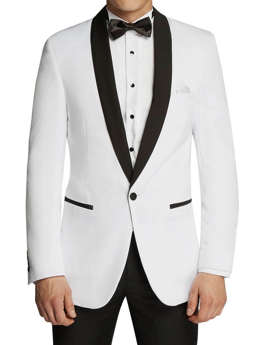 Men's Tuxedo Suit Dinner Party Wedding Blazer Jacket W&B SkinOutfit