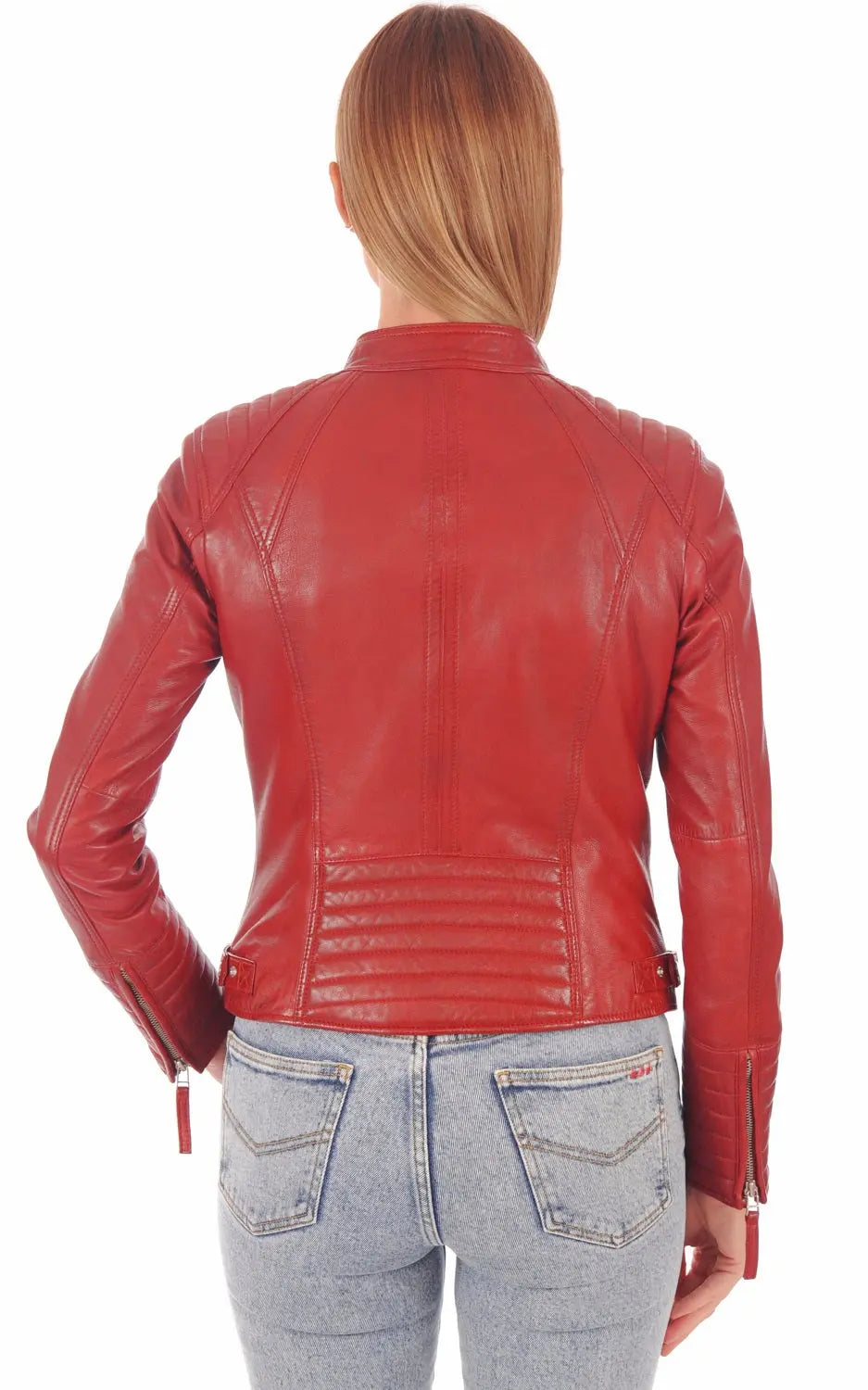 Women Genuine Leather Jacket WJ 96 SkinOutfit