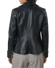 Women Lambskin Genuine Leather Jacket WJ 08