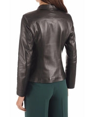 Women Lambskin Genuine Leather Jacket WJ 30