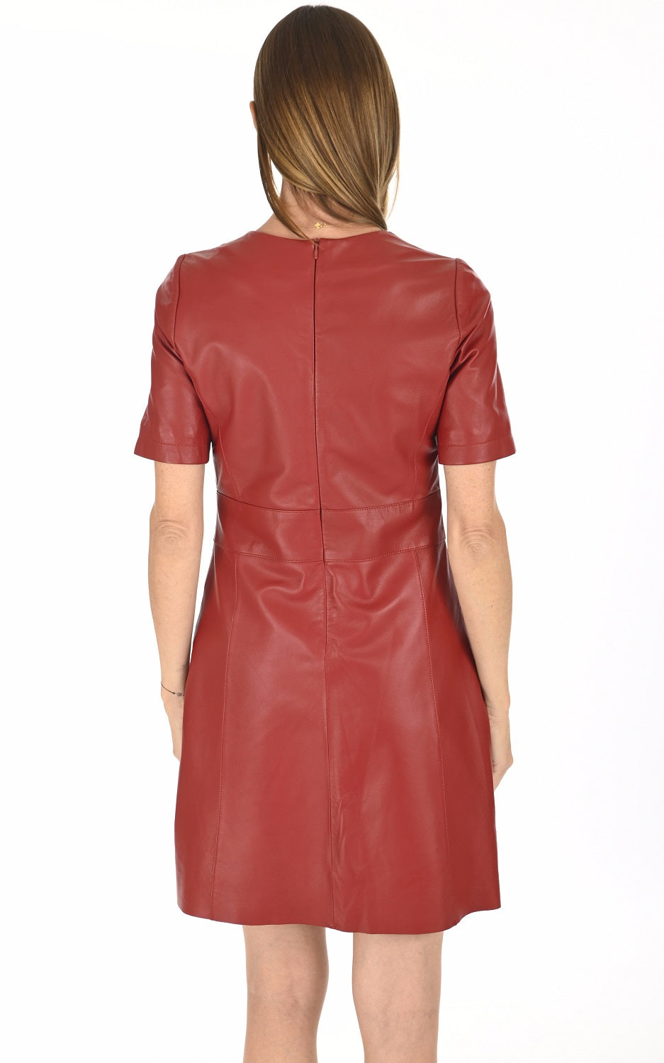 Women Genuine Leather Dress WD 08 SkinOutfit