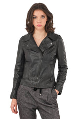 Women Genuine Leather Jacket WJ116 SkinOutfit
