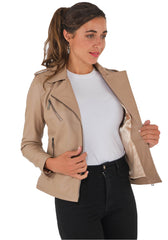Women Genuine Leather Jacket WJ 15