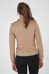 Women Genuine Leather Jacket WJ 15