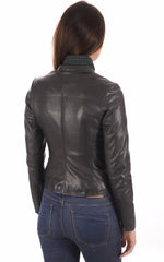 Women Genuine Leather Jacket WJ 17