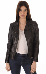 Women Genuine Leather Jacket WJ 18