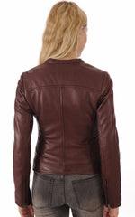 Women Genuine Leather Jacket WJ 26