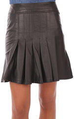 Women Genuine Leather Skirt WS 05
