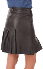 Women Genuine Leather Skirt WS 05