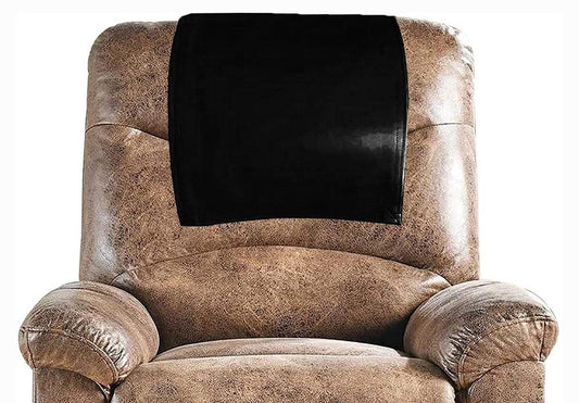 Genuine Leather Slipcover Headrest Black freeshipping - SkinOutfit
