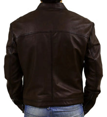 Men Lambskin Genuine Leather Jacket MJ150 freeshipping - SkinOutfit