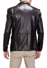 Men Genuine Leather Blazer Sport Coat 20 SkinOutfit