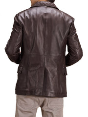 Men Genuine Leather Blazer Sport Coat 31 SkinOutfit