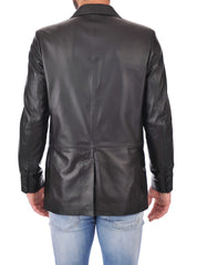 Men Genuine Leather Blazer Sport Coat 35 SkinOutfit