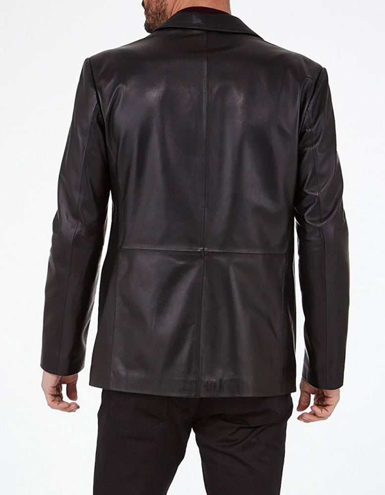 Men Genuine Leather Blazer Sport Coat 51 SkinOutfit