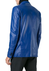 Men Genuine Leather Blazer Sport Coat 55 SkinOutfit